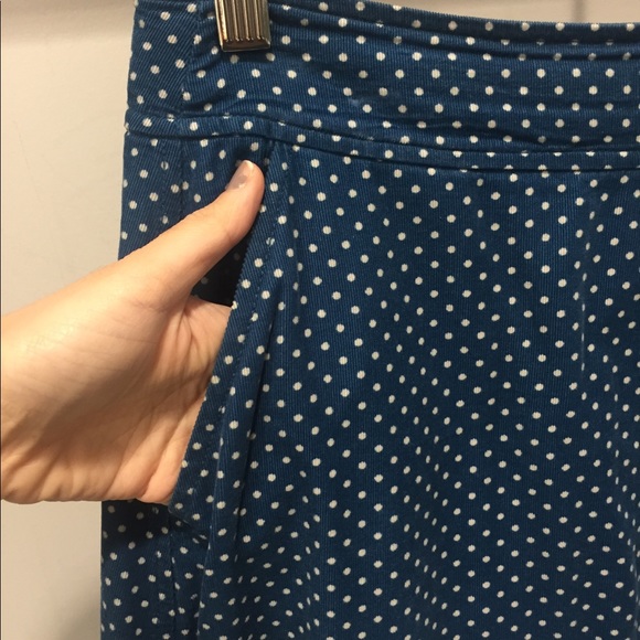 Vanessa Virginia Anthro corduroy polka dot skirt - Picture 3 of 4